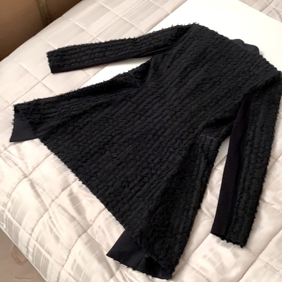 BCBG Black Long Coat - Picture 11 of 16